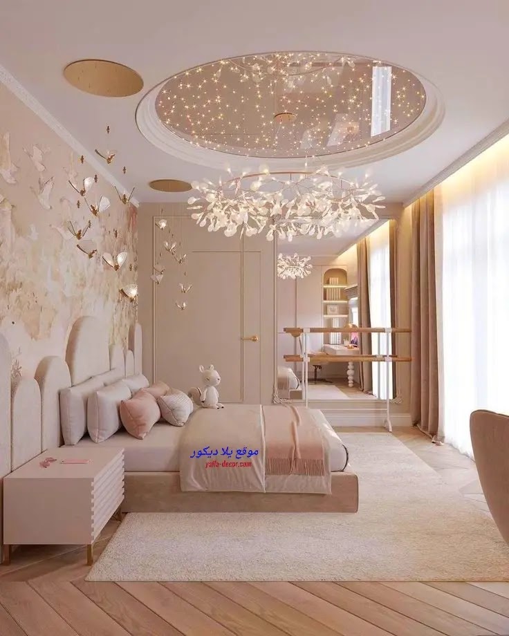 ديكورات اسقف غرف نوم اطفال